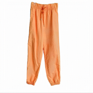ZENANA Neon orange nylon Windbreaker Pocket Joggers size Small A7